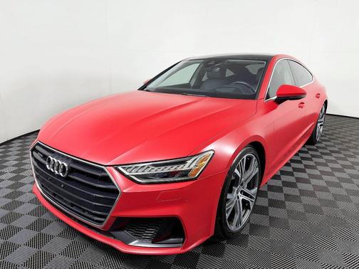 Red 2019 Audi A7 Prestige