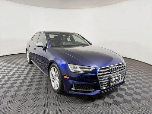 Blue 2018 Audi S4 Premium Plus
