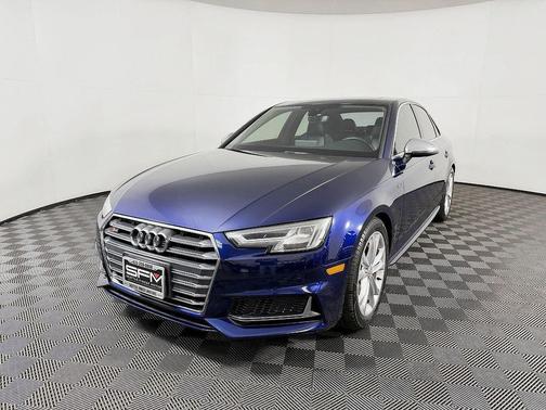 Blue 2018 Audi S4 Premium Plus