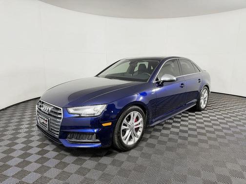 Blue 2018 Audi S4 Premium Plus