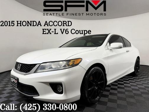 White Orchid Pearl 2015 Honda Accord EX-L