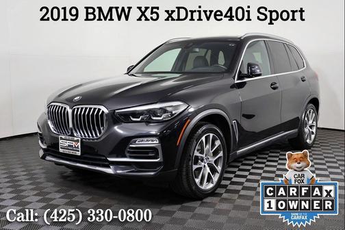 Black Sapphire Metallic 2019 BMW X5 xDrive40i