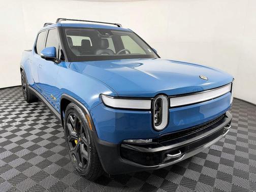 Blue 2022 Rivian R1T Adventure Package