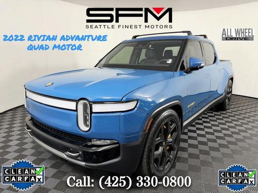 Rivian Blue 2022 Rivian R1T Adventure