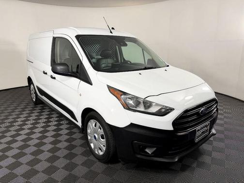 Frozen White 2021 Ford Transit Connect XL Cargo Van