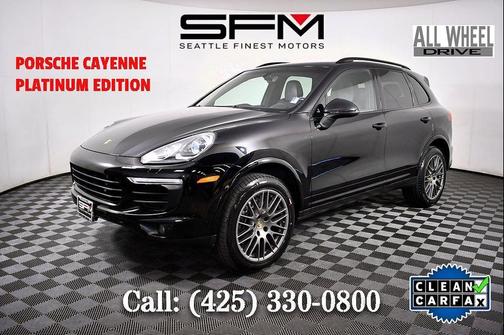 2017 Porsche Cayenne Platinum Edition