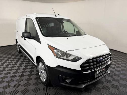 Frozen White 2021 Ford Transit Connect XL Cargo Van
