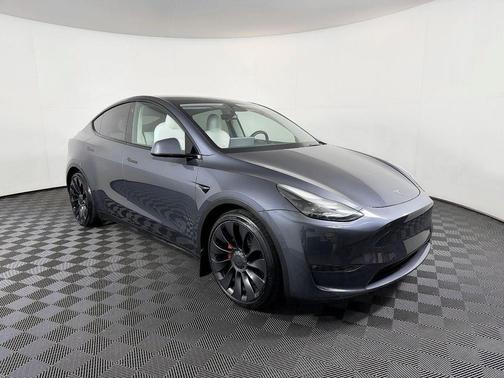 Gray 2022 Tesla Model Y Performance Dual Motor All-Wheel Drive