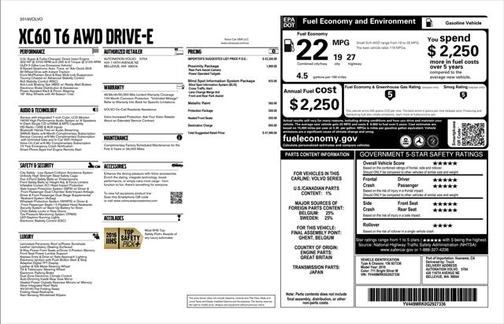 2016 Volvo XC60 T6 Drive-E
