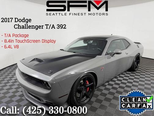 Gray 2017 Dodge Challenger T/A 392