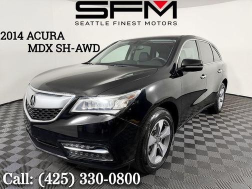 Crystal Black Pearl 2014 Acura MDX 3.5L
