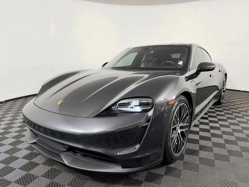 Volcano Grey Metallic 2022 Porsche Taycan 4S