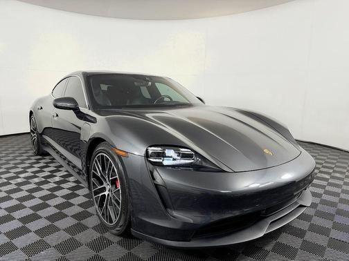 Volcano Grey Metallic 2022 Porsche Taycan 4S