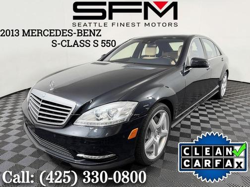 Black 2013 Mercedes-Benz S-Class Sedan