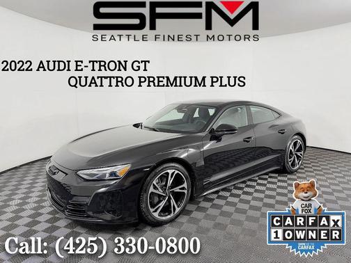 Mythos Black Metallic 2022 Audi e-tron GT Premium Plus