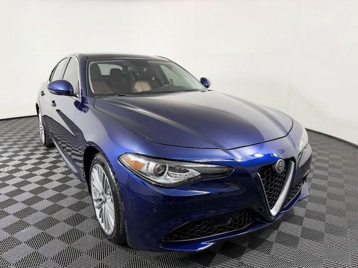 Blue 2017 Alfa Romeo Giulia Ti