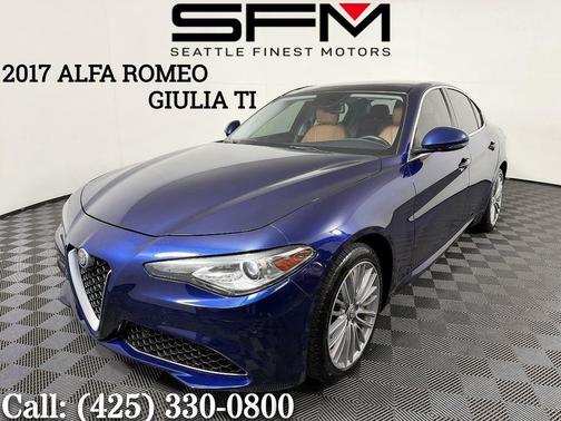 Blue 2017 Alfa Romeo Giulia Ti