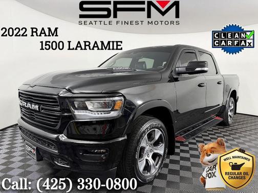 Diamond Black Crystal Pearlcoat 2022 RAM 1500 Laramie