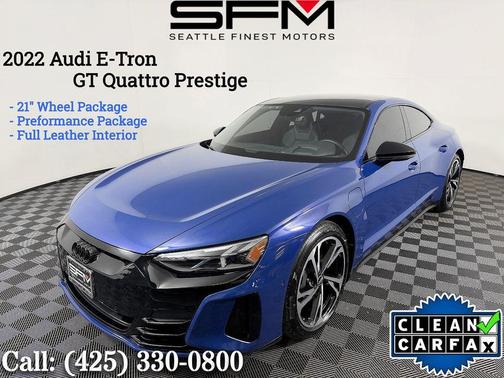 Ascari Blue Metallic 2022 Audi e-tron GT Prestige