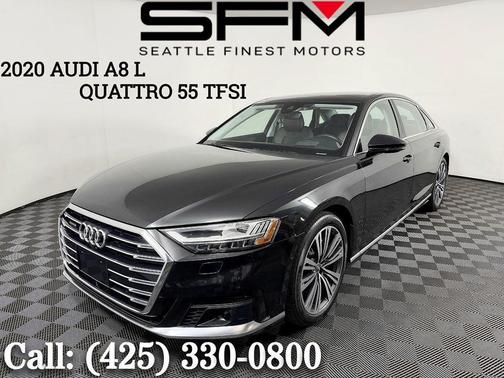 Mythos Black Metallic 2020 Audi A8 L 55