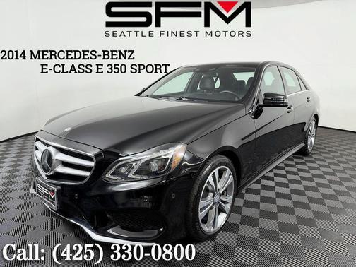 Black 2014 Mercedes-Benz E-Class Sport Sedan