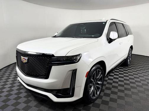Crystal White Tricoat 2022 Cadillac Escalade Sport Platinum