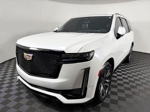 Crystal White Tricoat 2022 Cadillac Escalade Sport Platinum
