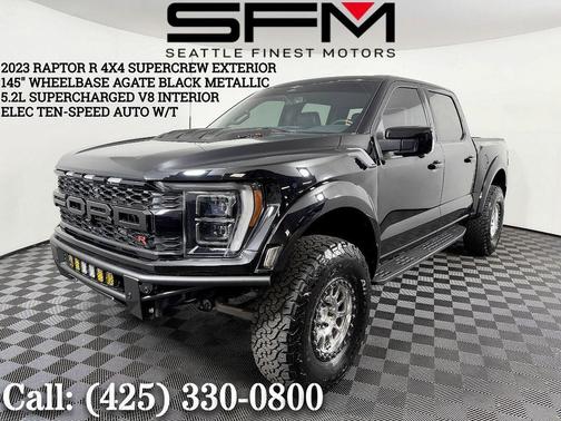 Agate Black Metallic 2023 Ford F-150 Raptor