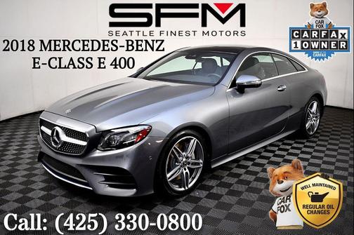 2018 Mercedes-Benz E-Class RWD Coupe