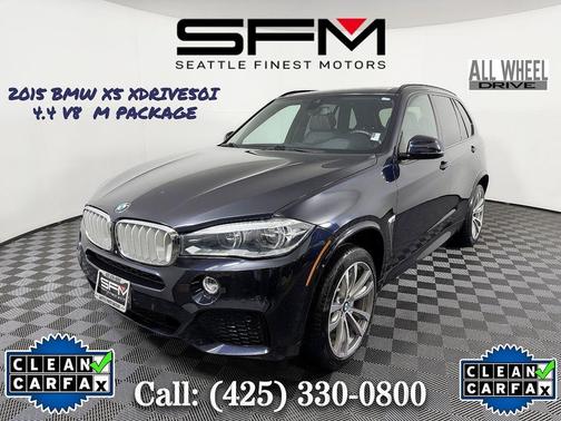 Imperial Blue Metallic 2015 BMW X5 xDrive50i