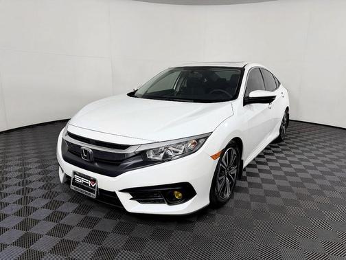 White Orchid Pearl 2018 Honda Civic EX-T