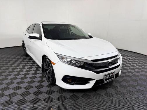 White Orchid Pearl 2018 Honda Civic EX-T