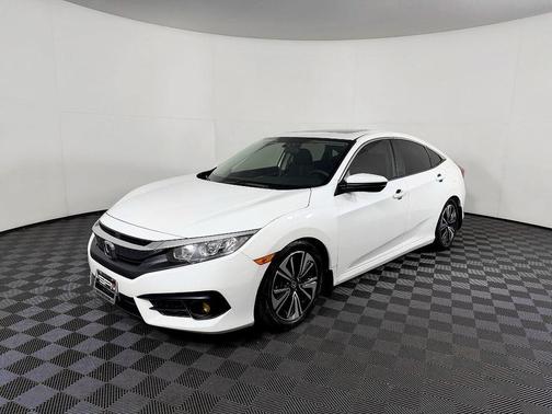 White Orchid Pearl 2018 Honda Civic EX-T