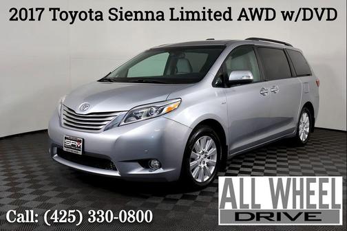 Silver Sky Metallic 2017 Toyota Sienna Limited