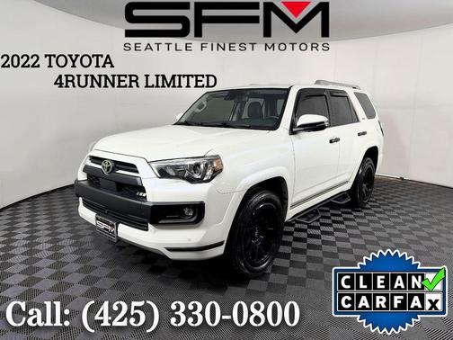 Blizzard Pearl 2022 Toyota 4Runner Limited
