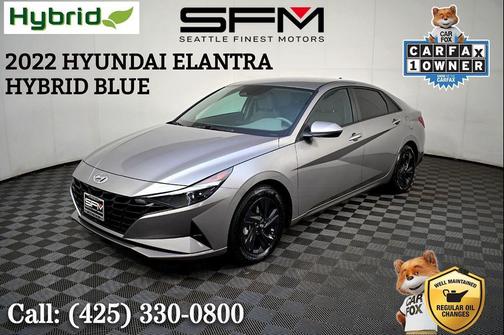 2022 Hyundai ELANTRA HEV Blue