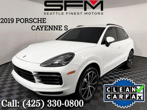 White 2019 Porsche Cayenne S