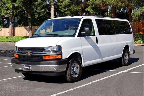 Summit White 2024 Chevrolet Express 3500 RWD 3500 Extended Wheelbase LT