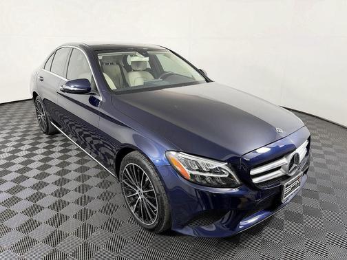 Blue 2019 Mercedes-Benz C-Class C 300 4MATIC