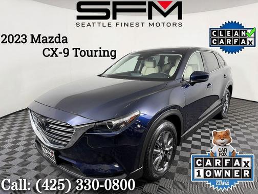 Blue 2023 Mazda CX-9 Touring
