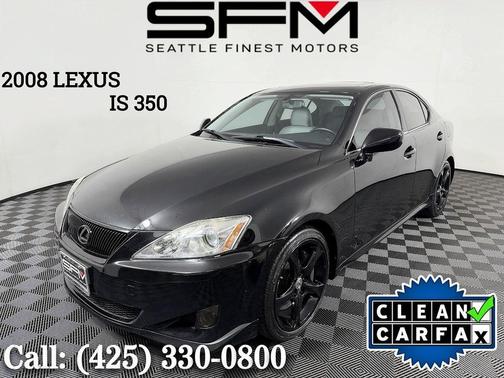 Black Sapphire Pearl 2008 Lexus IS 350 Base