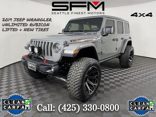 Gray 2019 Jeep Wrangler Unlimited Rubicon