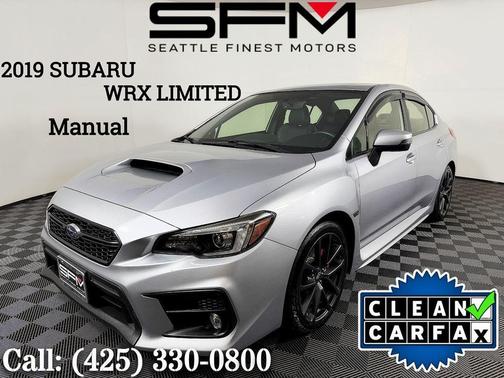 Ice Silver Metallic 2019 Subaru WRX Limited