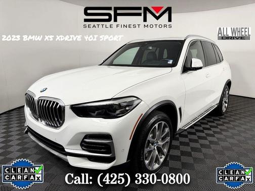 White 2023 BMW X5 xDrive40i