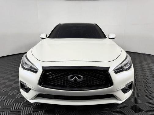 Majestic White 2019 INFINITI Q50 3.0t LUXE