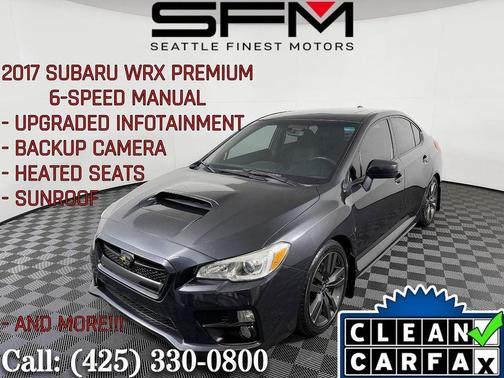 Dark Gray Metallic 2017 Subaru WRX Premium