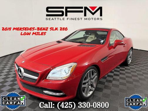 Red 2015 Mercedes-Benz SLK-Class SLK 250