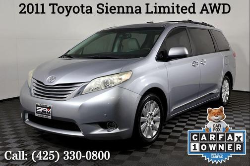 Silver Sky Metallic 2011 Toyota Sienna Limited