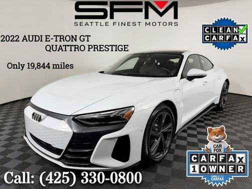 Suzuka Gray Metallic 2022 Audi e-tron GT Prestige
