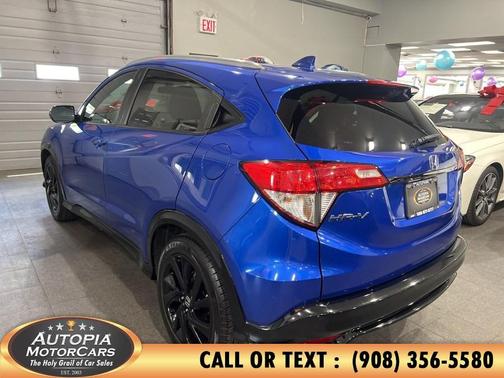 Aegean Blue Metallic 2022 Honda HR-V AWD Sport
